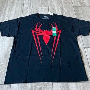 Marvel Spider black X-LARGE short sleeves T shirt